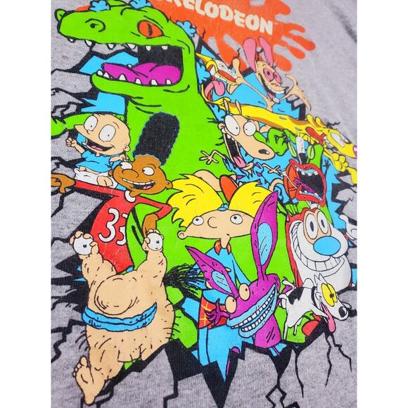 Delta Pro M 90s Nickelodeon Nicktoon Rugrats Catdog Real Cartoon T-Shirt Vintage - Picture 3 of 8